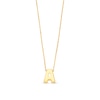 Thumbnail Image 1 of Uppercase Block "A" Initial Pendant in 10K Gold