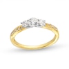 Thumbnail Image 0 of 0.50 CT. T.W. Diamond Past Present Future® Engagement Ring in 10K Gold (I/I2)