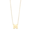 Thumbnail Image 0 of Uppercase Block "M" Initial Pendant in 10K Gold