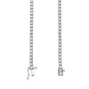 Thumbnail Image 3 of Italian Gold 5.00 CT. T.W. Certified Tennis Bracelet in 18K White Gold (I/SI2)