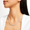 Thumbnail Image 2 of Italian Gold 5.00 CT. T.W. Certified Necklace in 18K White Gold (I/SI2)
