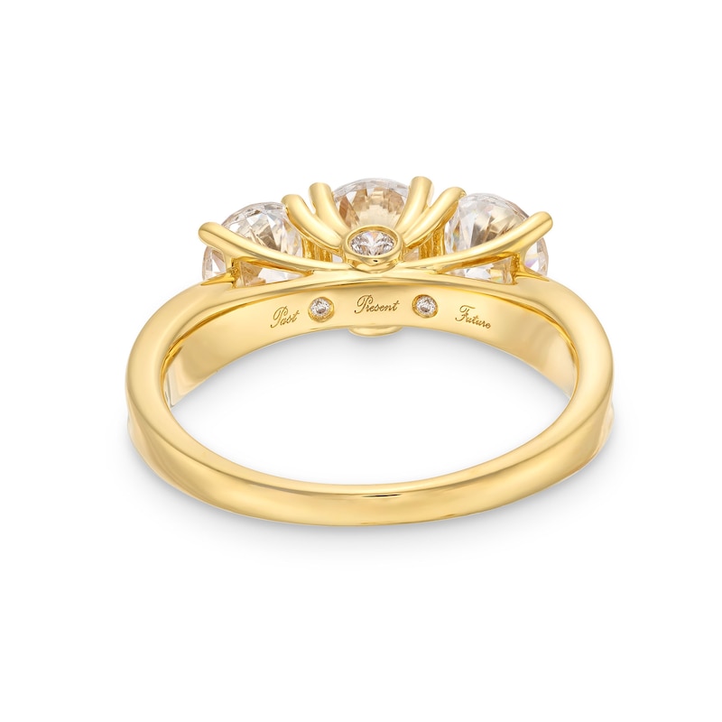Main Image 5 of 1.95 CT. T.W. Diamond Past Present Future® Engagement Ring in 14K Gold