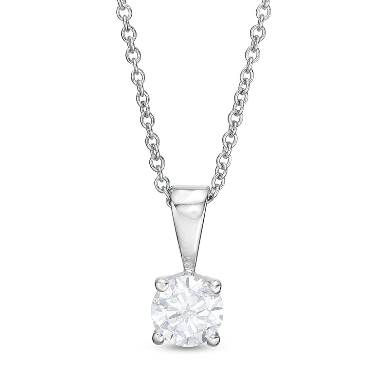 CT. Diamond Solitaire Pendant in 10K Gold (I/I3