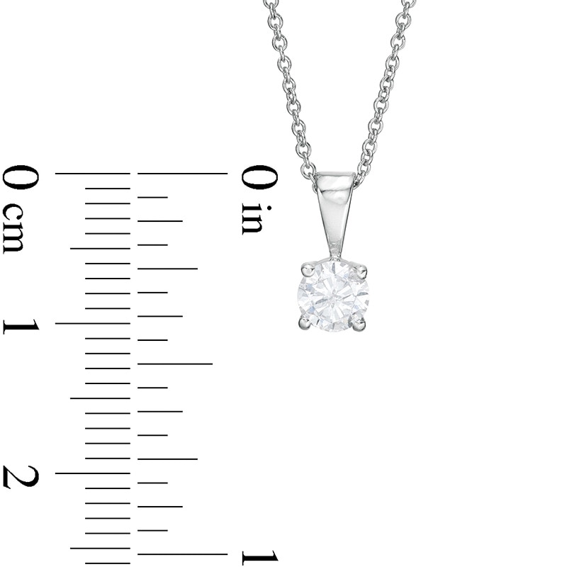 CT. Diamond Solitaire Pendant in 10K Gold (I/I3