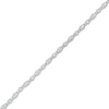 Thumbnail Image 1 of Diamond-Cut Bead Bracelet in Hollow 18K White Gold