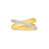 Thumbnail Image 3 of 0.20 CT. T.W. Diamond Orbit Ring in 18K Gold