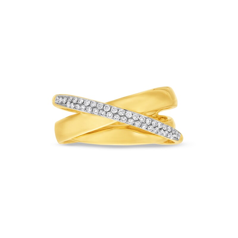 0.20 CT. T.W. Diamond Orbit Ring in 18K Gold