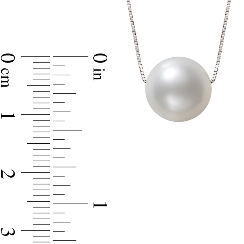 10.0mm South Sea Cultured Pearl Pendant in 14K White Gold