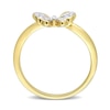 Thumbnail Image 3 of 0.12 CT. T.W. Diamond Butterfly Ring in 10K Gold