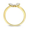 Thumbnail Image 4 of 0.12 CT. T.W. Diamond Butterfly Ring in 10K Gold