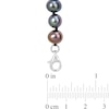 Thumbnail Image 3 of Men's 7.0-7.5mm Black Freshwater Cultured Pearl Compass Necklace in Sterling Silver