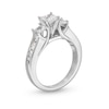 Thumbnail Image 3 of 1.95 CT. T.W. Princess-Cut Diamond Past Present Future® Engagement Ring in 14K White Gold
