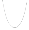 Thumbnail Image 0 of 1.0mm Singapore Chain Necklace in Solid 10K White Gold - 16"