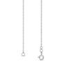 Thumbnail Image 2 of 1.0mm Singapore Chain Necklace in Solid 10K White Gold - 16"