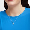 Thumbnail Image 2 of 6.0mm Heart-Shaped Pink and White Mother-of-Pearl Frame Reversible Pendant in 14K Gold