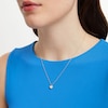 Thumbnail Image 3 of 6.0mm Heart-Shaped Pink and White Mother-of-Pearl Frame Reversible Pendant in 14K Gold