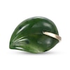 Thumbnail Image 3 of Jade Leaf Ring in 14K Gold