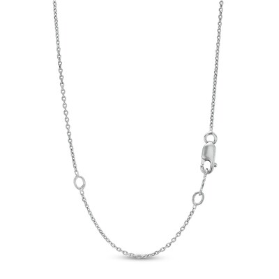 Lab-Created Emerald and White Lab-Created Sapphire Reversible Tilted Open Heart Pendant in Sterling Silver