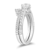 Thumbnail Image 2 of Enchanted Disney Majestic Princess 0.95 CT. T.W. Diamond Bridal Set in 14K White Gold