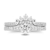 Thumbnail Image 3 of Enchanted Disney Majestic Princess 0.95 CT. T.W. Diamond Bridal Set in 14K White Gold