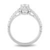 Thumbnail Image 4 of Enchanted Disney Majestic Princess 0.95 CT. T.W. Diamond Bridal Set in 14K White Gold