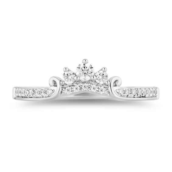 Enchanted Disney Majestic Princess 0.95 CT. T.W. Diamond Bridal Set in 14K White Gold
