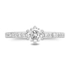 Thumbnail Image 7 of Enchanted Disney Majestic Princess 0.95 CT. T.W. Diamond Bridal Set in 14K White Gold