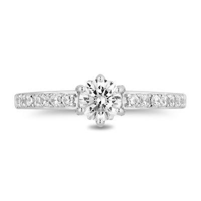 Enchanted Disney Majestic Princess 0.95 CT. T.W. Diamond Bridal Set in 14K White Gold
