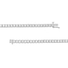Thumbnail Image 2 of 10.00 CT. T.W. Certified Diamond Tennis Bracelet in 18K White Gold (I/SI2)