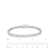 Thumbnail Image 3 of 10.00 CT. T.W. Certified Diamond Tennis Bracelet in 18K White Gold (I/SI2)