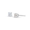 Thumbnail Image 1 of 0.30 CT. T.W. Certified Lab-Grown Diamond Solitaire Stud Earrings in 10K White Gold (F/SI2)