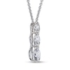 Thumbnail Image 2 of 0.49 CT. T.W. Diamond Three Stone Pendant in 14K White Gold