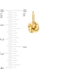 Thumbnail Image 3 of Love Knot Hoop Earrings in Hollow 10K Gold