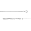 Thumbnail Image 3 of 6.0mm Heart-Shaped Amethyst Solitaire Chain Bracelet in Sterling Silver - 7.5"