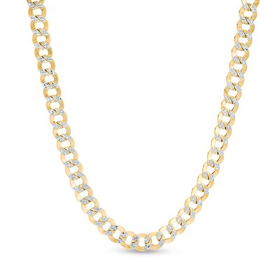 4.7mm Diamond-Cut Curb Chain Necklace in Hollow 14K Gold