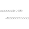 3.5mm Curb Chain Necklace in Hollow 10K Gold