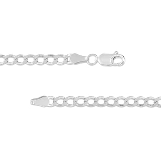3.5mm Curb Chain Necklace in Hollow 10K Gold