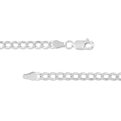 3.5mm Curb Chain Necklace in Hollow 10K Gold