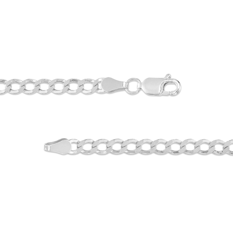 3.5mm Curb Chain Necklace in Hollow 10K Gold