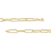Thumbnail Image 2 of 5.5mm Paper Clip Chain Necklace in Hollow 10K Gold - 20"
