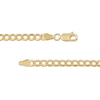 Thumbnail Image 2 of 3.5mm Curb Chain Necklace in Hollow 10K Gold - 20"
