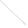 Thumbnail Image 1 of 1.0mm Singapore Chain Necklace in Solid 10K White Gold - 22"