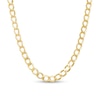 Thumbnail Image 1 of 3.5mm Curb Chain Necklace in Hollow 10K Gold - 24"