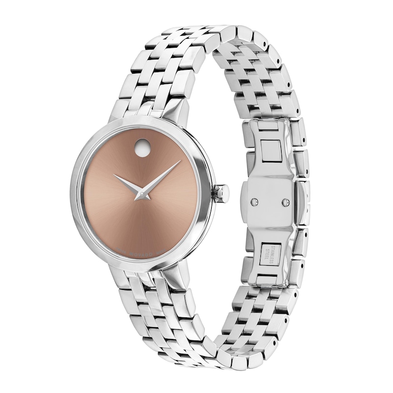 Ladies' Movado Museum® Classic Watch with Pink Dial (Model: 0607941)