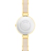Ladies' Movado Moda Gold-Tone PVD Ceramic Bangle Watch with Taupe Dial (Model: 0607867)
