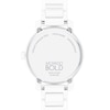 Thumbnail Image 3 of Ladies' Movado Bold® Evolution Crystal Accent White Ceramic Watch with Textured Tonal White Dial (Model: 3601233)