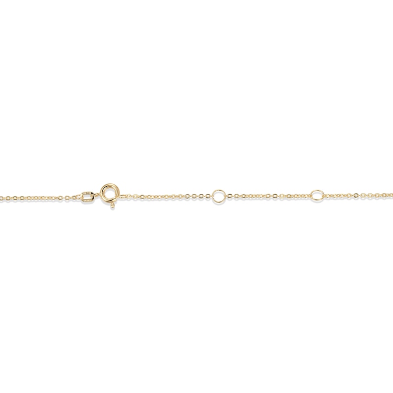 Main Image 3 of 18.0mm Cushion Jade Lucky Knot Pendant in 18K Gold