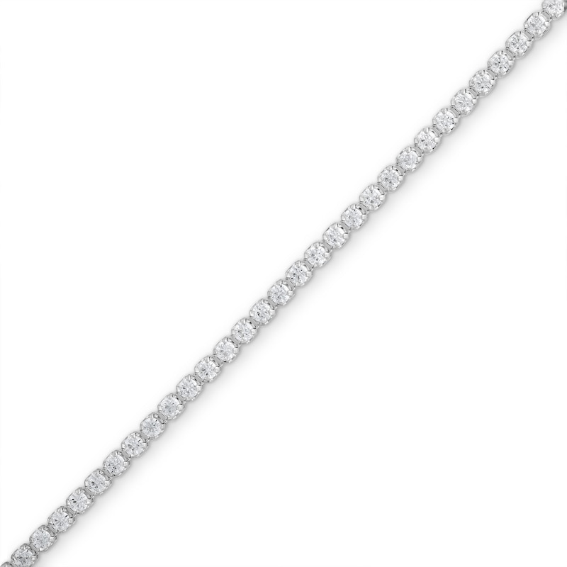 Main Image 1 of 1.00 CT. T.W. Diamond Bracelet in 10K White Gold - 7"