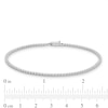 Thumbnail Image 4 of 1.00 CT. T.W. Diamond Bracelet in 10K White Gold - 7"