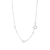 0.25 CT. Certified Lab-Created Diamond Solitaire Open Circle Pendant in 14K White Gold (F/SI2)